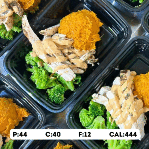 Chipotle Grilled Chicken Breast with Sweet Potatoes & Broccoli